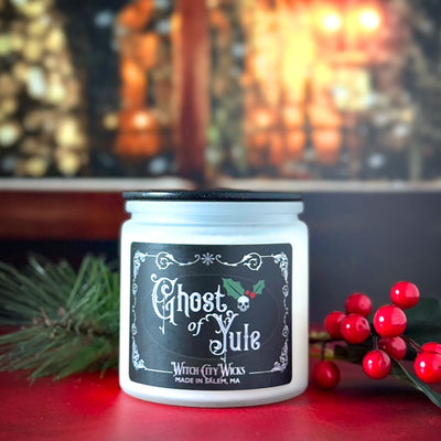 Ghost of Yule jar candle