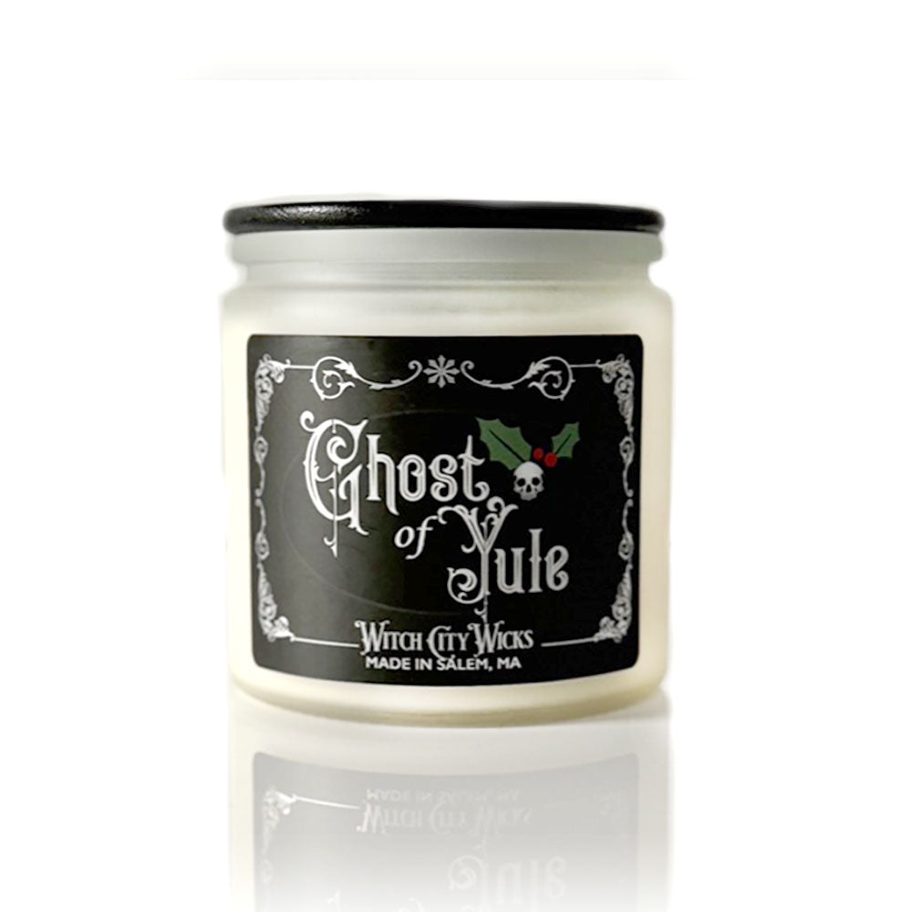 Ghost of Yule jar candle