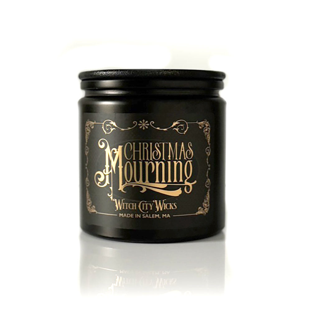 Christmas Mourning jar candle