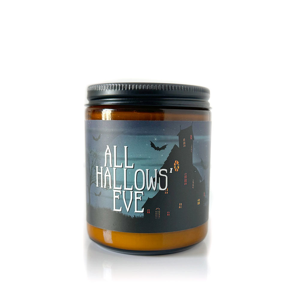 All Hallows' Eve amber jar