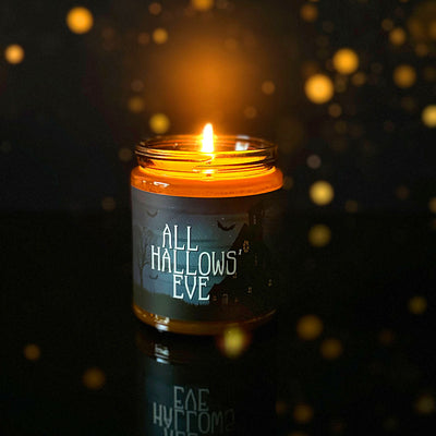 All Hallows' Eve amber jar