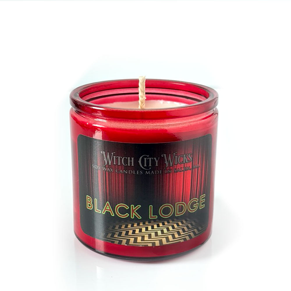 Black Lodge Twin Peaks inspired candle