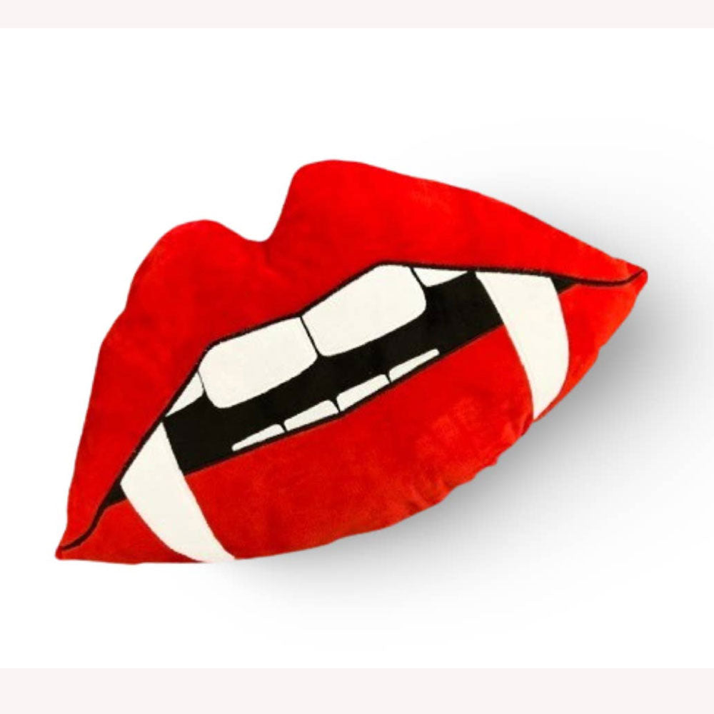 12" Vampire Fang Plush Pillow