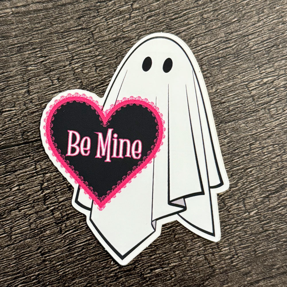 Be Mine ghost sticker