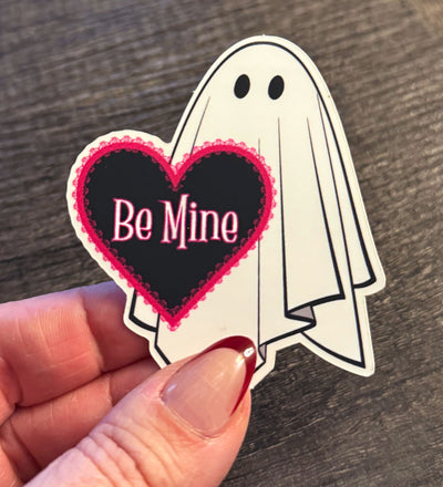 Be Mine ghost sticker