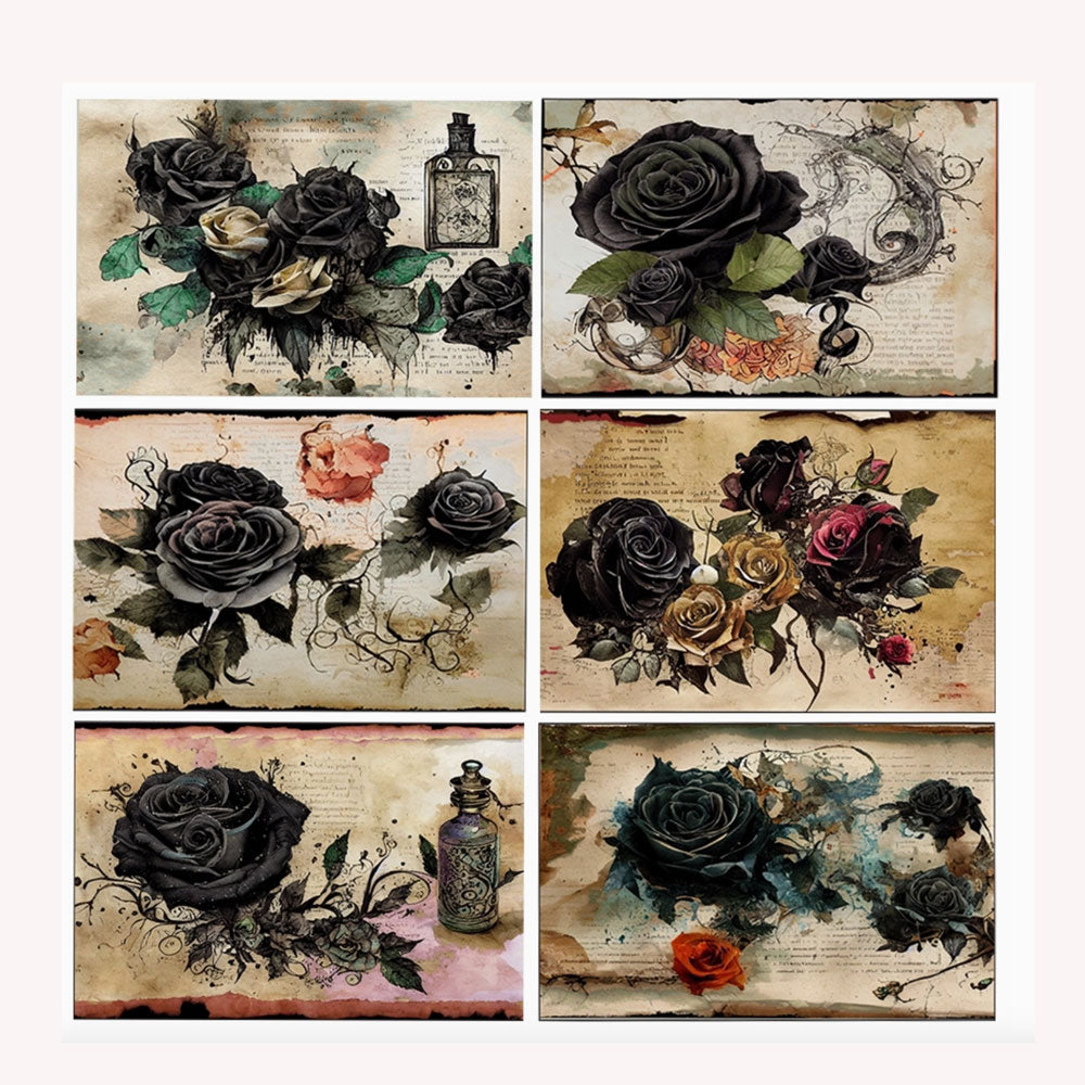 Gothic roses mini match box - asst