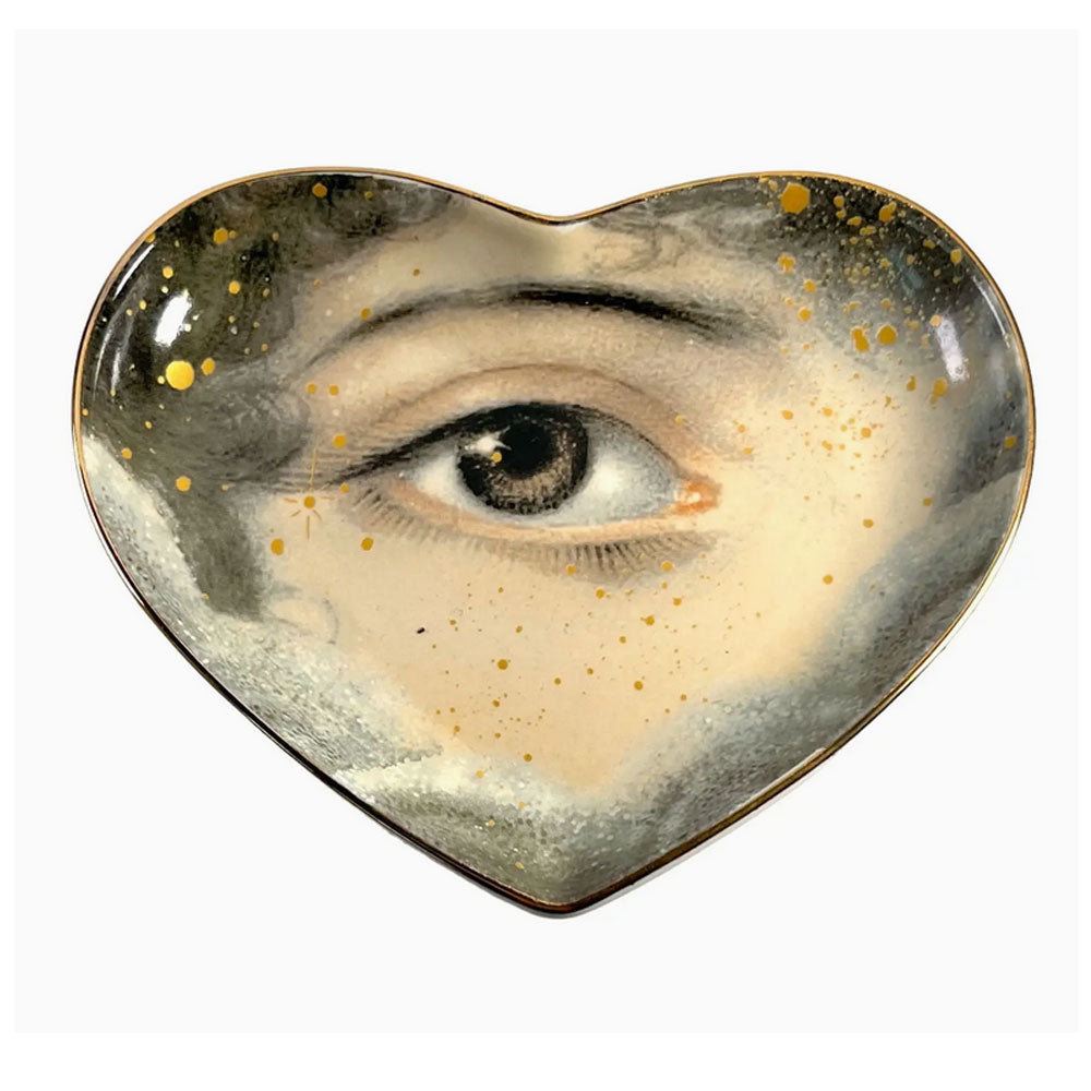 Lovers Eye Ceramic Heart Dish