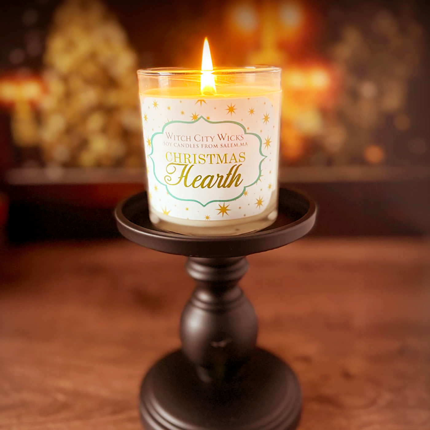 Christmas Hearth jar candle